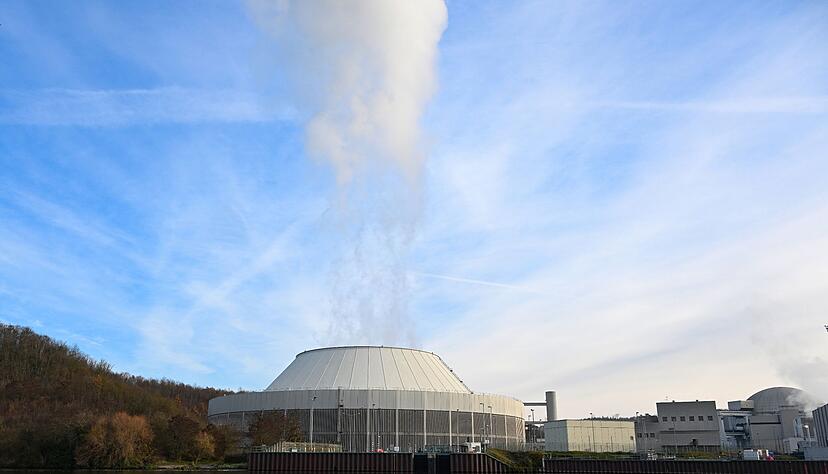 Das Kernkraftwerk Neckarwestheim.