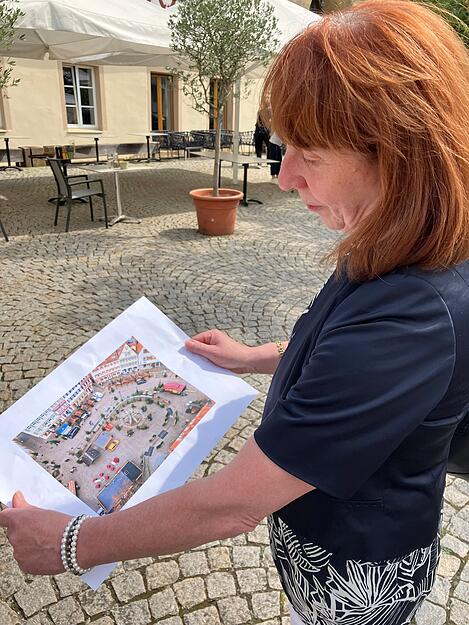 Der Bauplan zeigt, wie es später aussehen soll. Der Bauplan zeigt, wie es später aussehen soll.