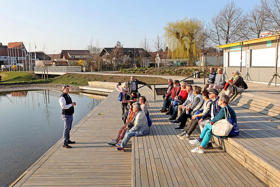 Leserführung über das Gartenschaugelände Eppingen