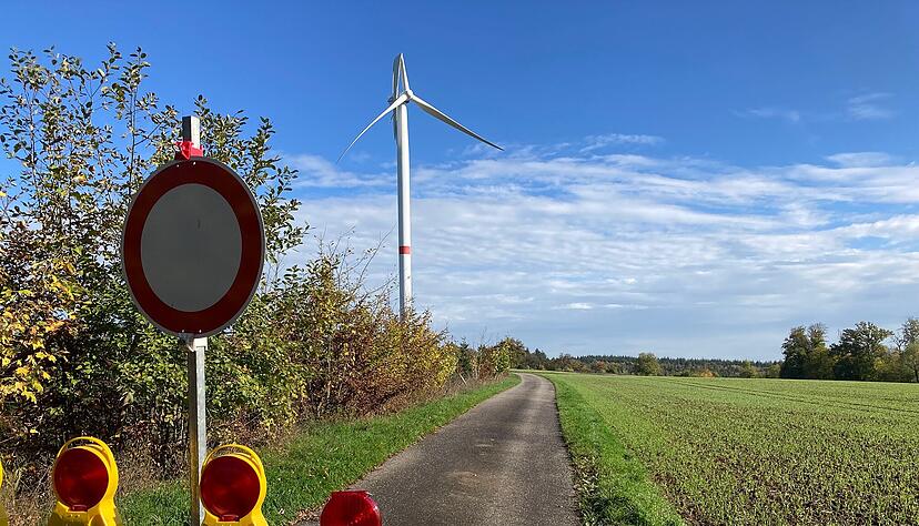 Windrad bei Seckach stark besch&auml;digt
