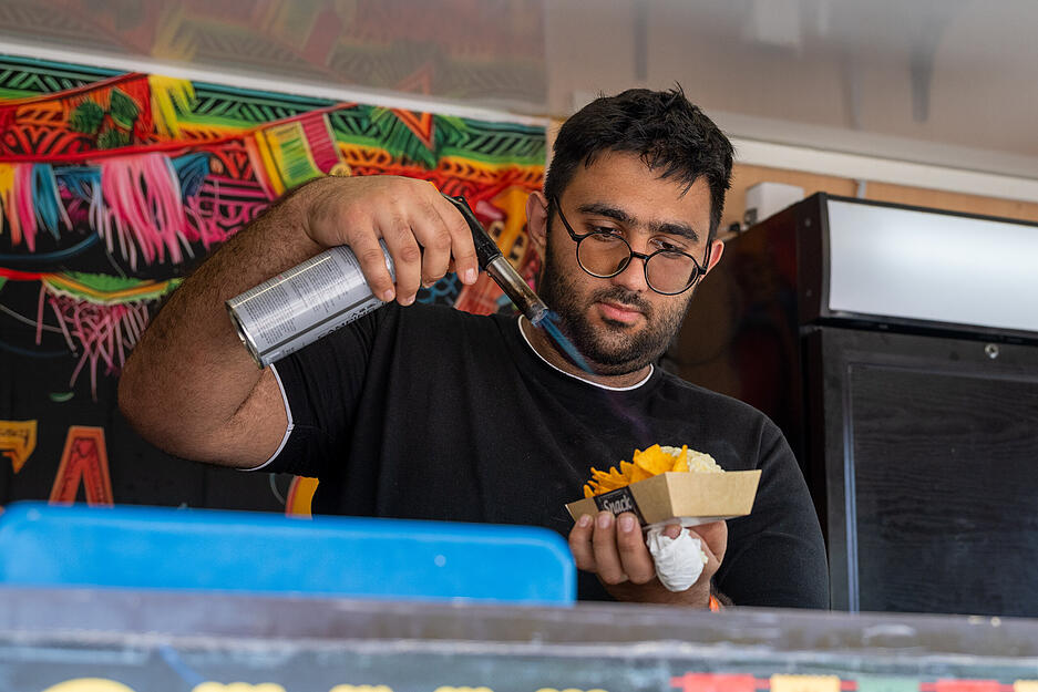 Street Food Music Festival in Heilbronn.