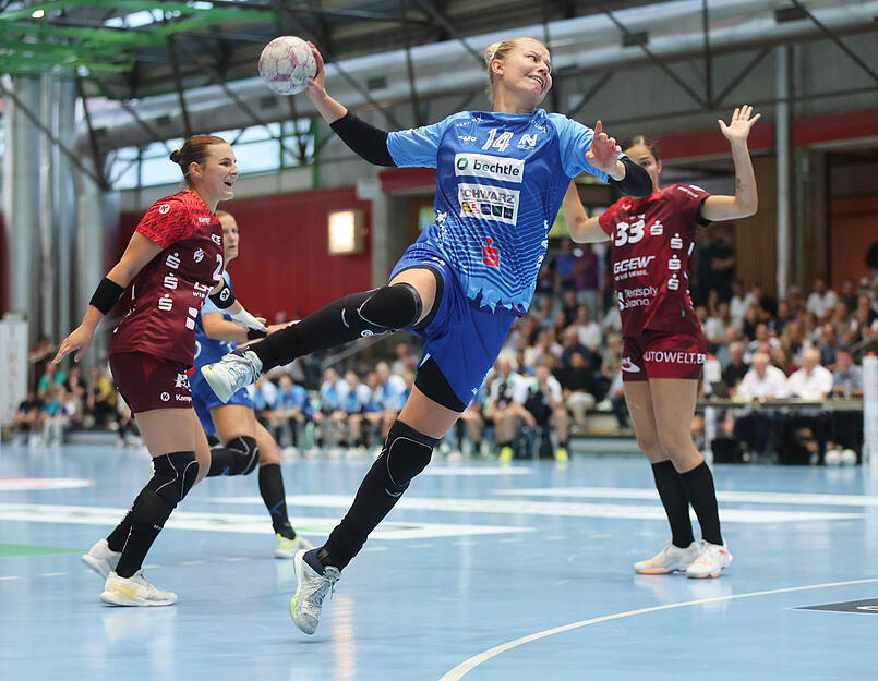 Am Freitag startete die Sport-Union Neckarsulm in die Handball-Bundesliga. Am Freitag startete die Sport-Union Neckarsulm in die Handball-Bundesliga.