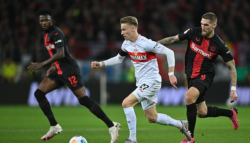 VfB Stuttgart im DFB-Pokal bei Bayer Leverkusen