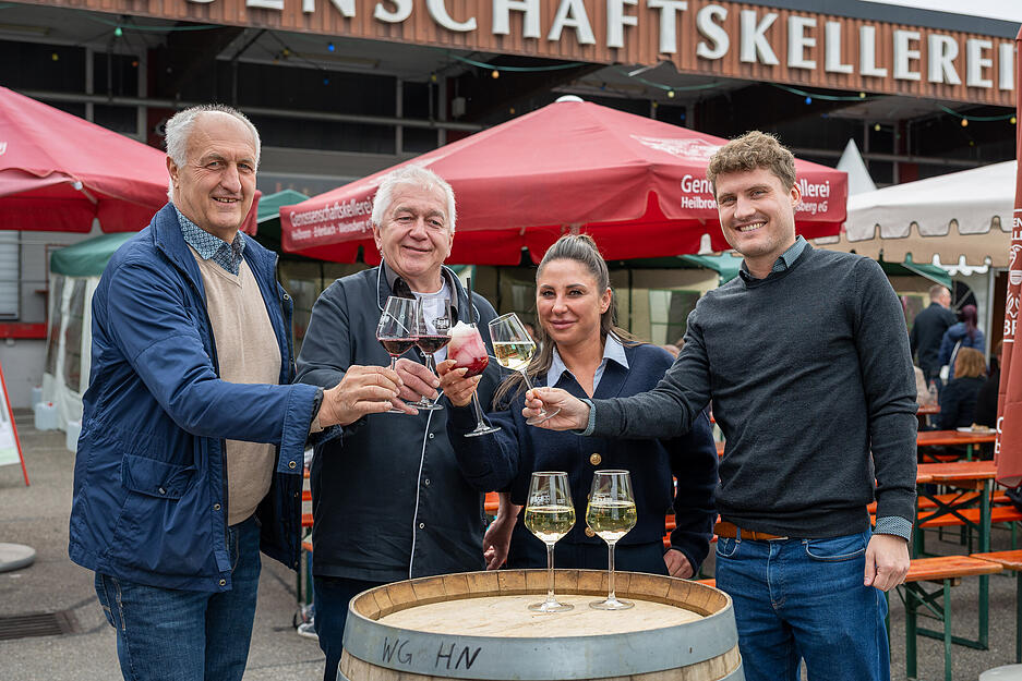 Auf Besucher wartet leckerer Wein.