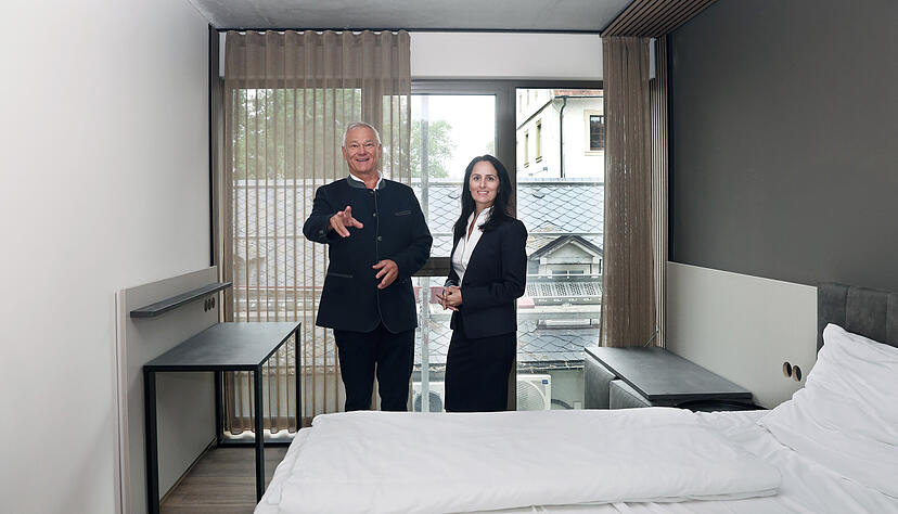 Rainer Rudolf wird bei der strategischen Entwicklung des Hotels von seiner Lebensgef&auml;hrtin Jasmin Schumacher unterst&uuml;tzt.