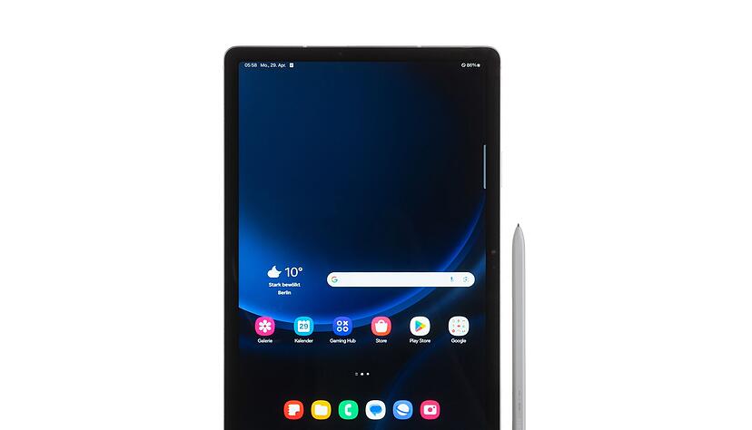 Drei Geräte von Samsung erzielten im Test Spitzenplätze dank ihrer Bildqualität und langen Akkulaufzeit. Dazu gehört das Galaxy Tab S9 FE+ 5G (SM-X616B). Drei Geräte von Samsung erzielten im Test Spitzenplätze dank ihrer Bildqualität und langen Akkulaufzeit. Dazu gehört das Galaxy Tab S9 FE+ 5G (SM-X616B).