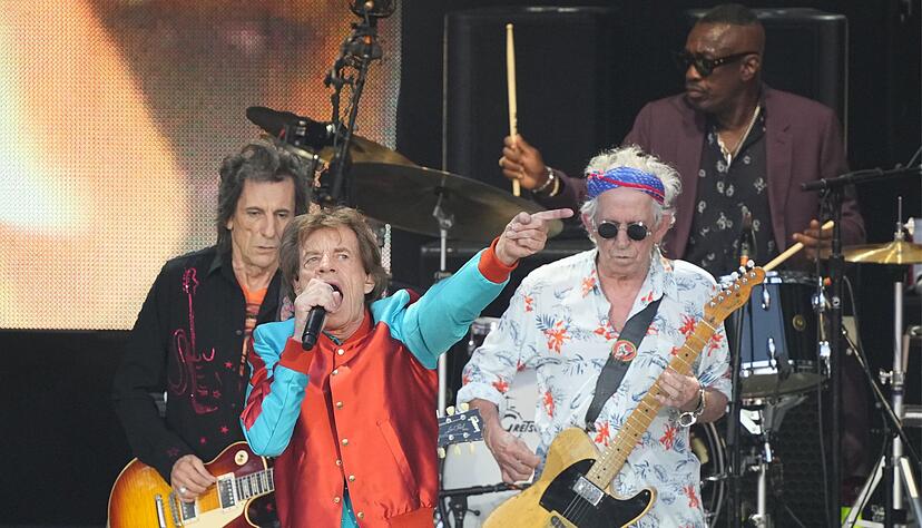 Die Stones kehren später öfter zurück - hier 2022. (Archivbild) Die Stones kehren später öfter zurück - hier 2022. (Archivbild)