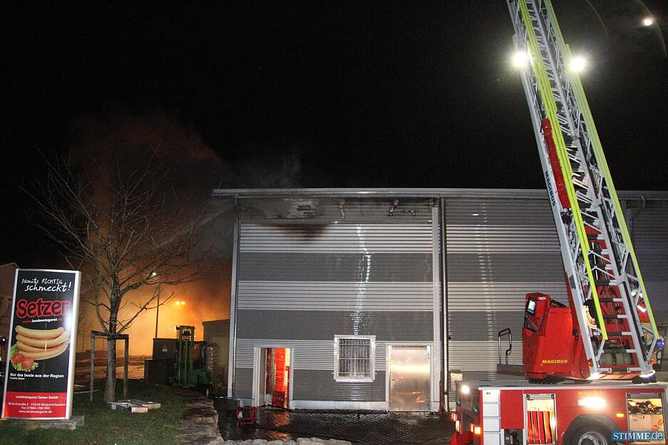 Brand in Wolpertshausen