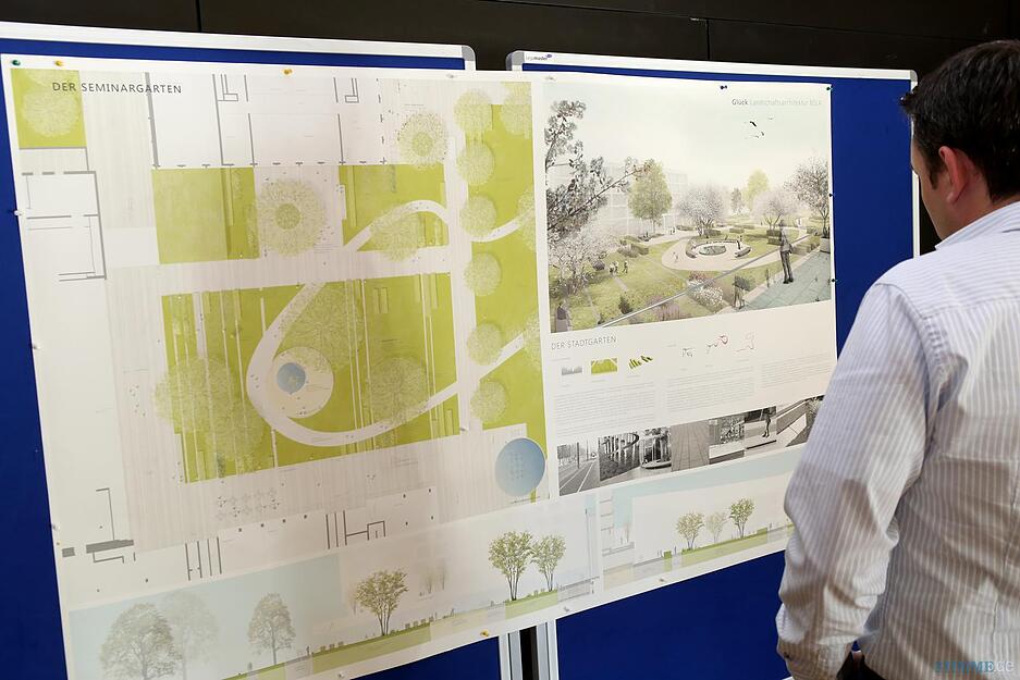 Stadtparkbegehung Heilbronn, Standort neues Hotel Stadtparkbegehung Heilbronn, Standort neues Hotel