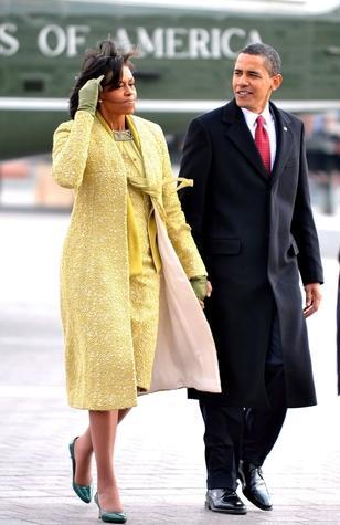 Der Präsident und die First Lady auf dem Weg zum Lunch. Der Präsident und die First Lady auf dem Weg zum Lunch.
