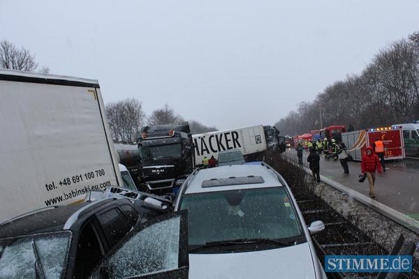 A6-Massenkarambolage | 19.02.