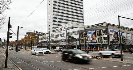 Blick auf die Heilbronner Allee. Foto: Andreas Veigel
