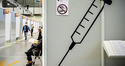 Ein Impfzentrum in Berlin.