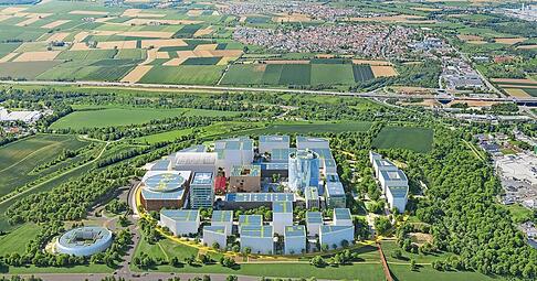 So soll der Campus des Innovationsparks K&uuml;nstliche Intelligenz (Ipai) aussehen.