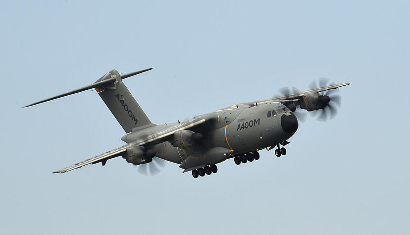 Ein Transportflugzeug der Bundeswehr vom Typ Airbus A-400M flog am Montag über die Region. (Symbolbild) Ein Transportflugzeug der Bundeswehr vom Typ Airbus A-400M flog am Montag über die Region. (Symbolbild)