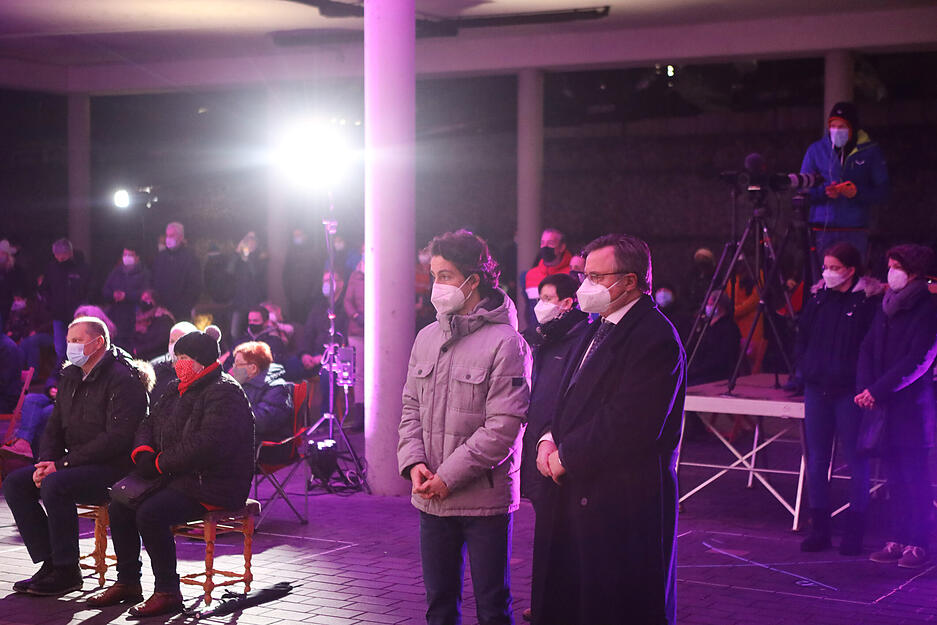 Heilig Abend Gottesdienst in Brackenheim Open-Air zur Corona-Zeiten