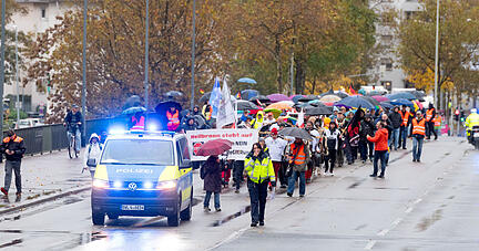 750 Teilnehmer bei Demo in Heilbronn gegen Ampel