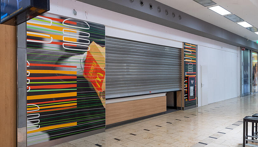 Die McDonalds-Filiale in der Stadtgalerie hat seit dem 30. November geschlossen. Foto: Mario Berger
