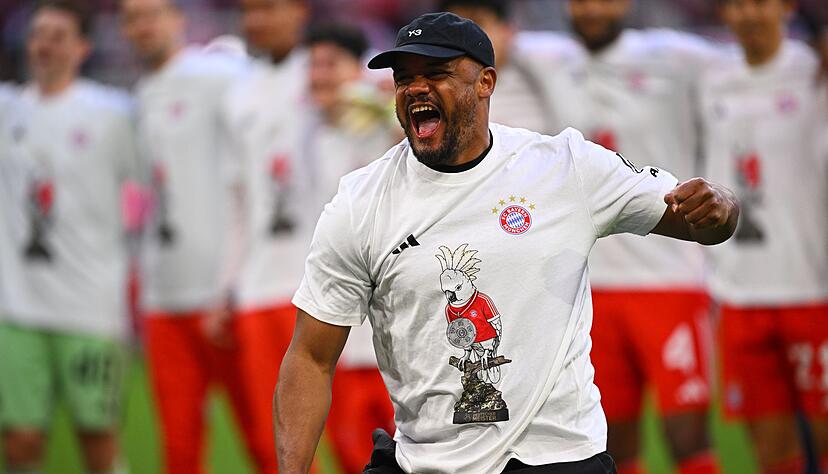 Vincent Kompany geht nach der gewonnenen Meisterschaft aus sich heraus.