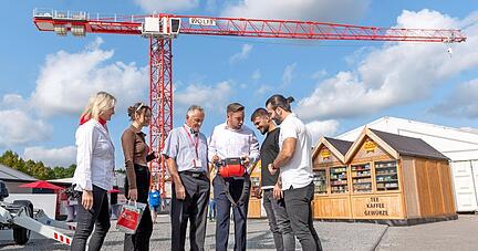 Für Groß und Klein, mit Kran und kleinem Haus: Verbraucher konnten sich in den vergangenen Tagen bei der Heilbronner Herbstmesse viele Informationen besorgen.
Fotos: Mario Berger
