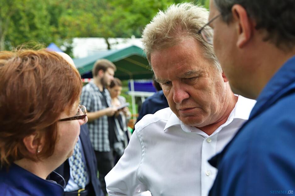Die Minister Bonde und Untersteller in Krautheim