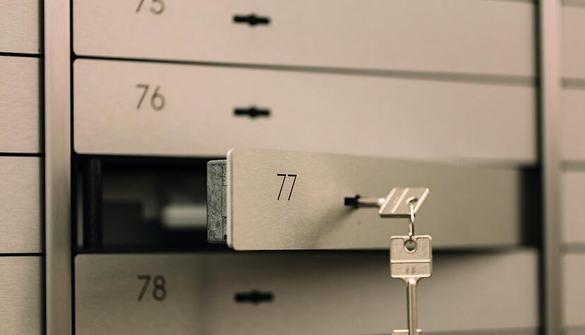 3000 Schlie&szlig;f&auml;cher unter der Erde: In vielen Bankfilialen in der Region gibt es solche Tresorr&auml;ume f&uuml;r Kunden.