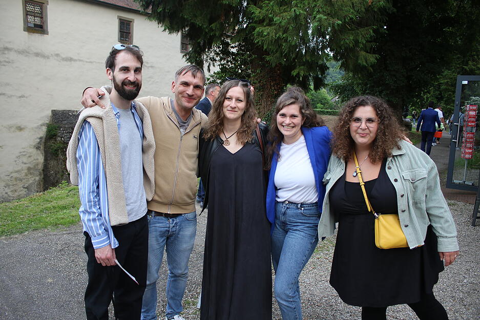 Sandro Weber (von links) aus Stuttgart, Markus Marks aus Dietmannsried, Kim Laber aus Mannheim, Sarah Immler aus Dietmannsried und Cinzia Krause aus Stuttgart.