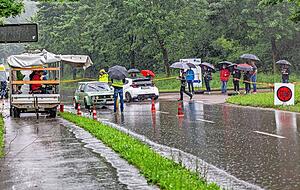 Viel Pech im Juni: Der HMC Öhringen hatte bei seinem Automobil-Slalom kein Glück mit dem Wetter. Viel Pech im Juni: Der HMC Öhringen hatte bei seinem Automobil-Slalom kein Glück mit dem Wetter.