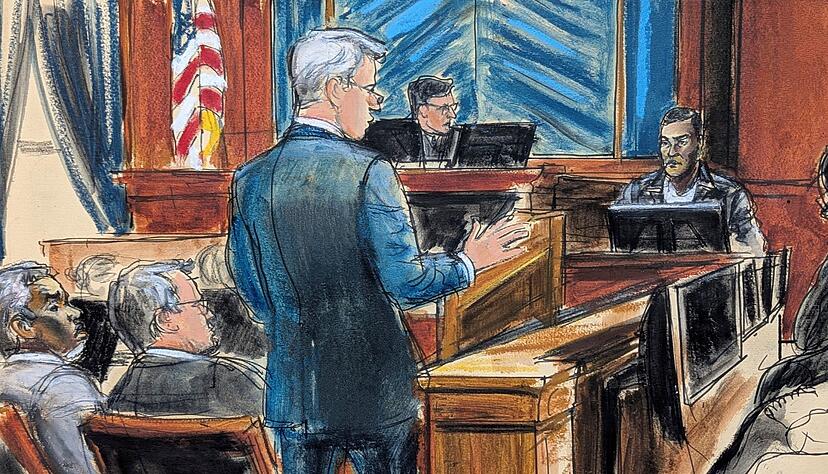 Szene aus dem Prozess