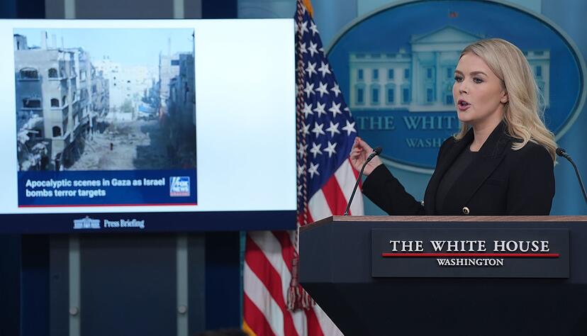 Das Wei&szlig;e Haus bem&uuml;ht sich, die &Auml;u&szlig;erungen von Trump zur Zukunft des Gazastreifens zu entsch&auml;rfen.