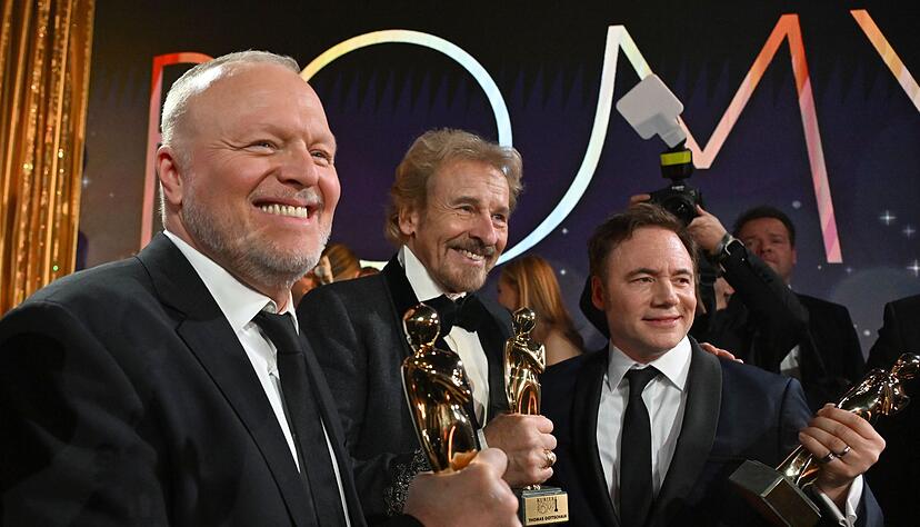 Auch Stefan Raab (l) und Michael Bully Herbig (r) wurden ausgezeichnet.