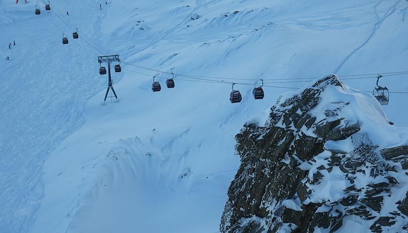 Das Skigebiet Stubaier Gletscher