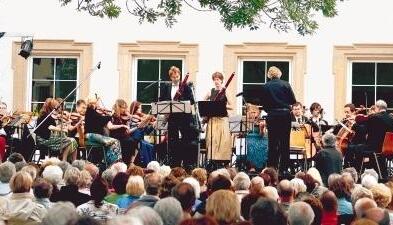 Eine große Familie: Das Heilbronner Sinfonie Orchester und sein Publikum im Deutschhof.Foto: Marc Schmerbeck