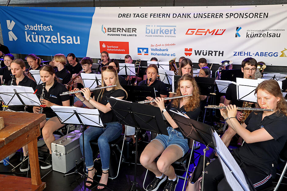 Erster Tag Stadtfest Künzelsau