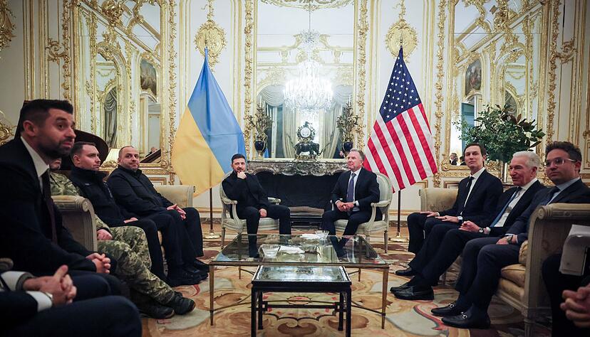 Die USA sehen sich vor allem in der Rolle des Vermittlers - weitreichende milit&auml;rische Zusagen sind bislang nicht bekannt.