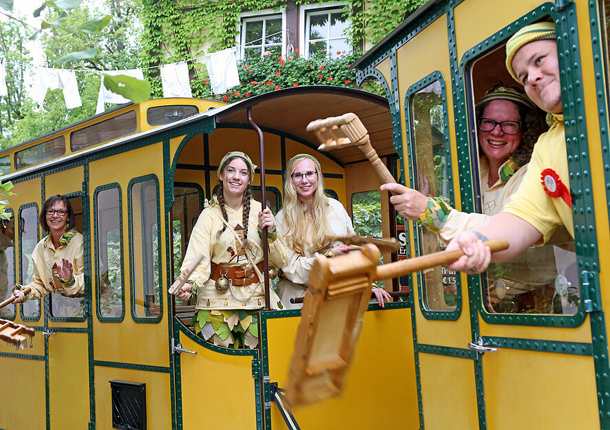 Spass auf der Gass in Tripsdrill Spass auf der Gass in Tripsdrill