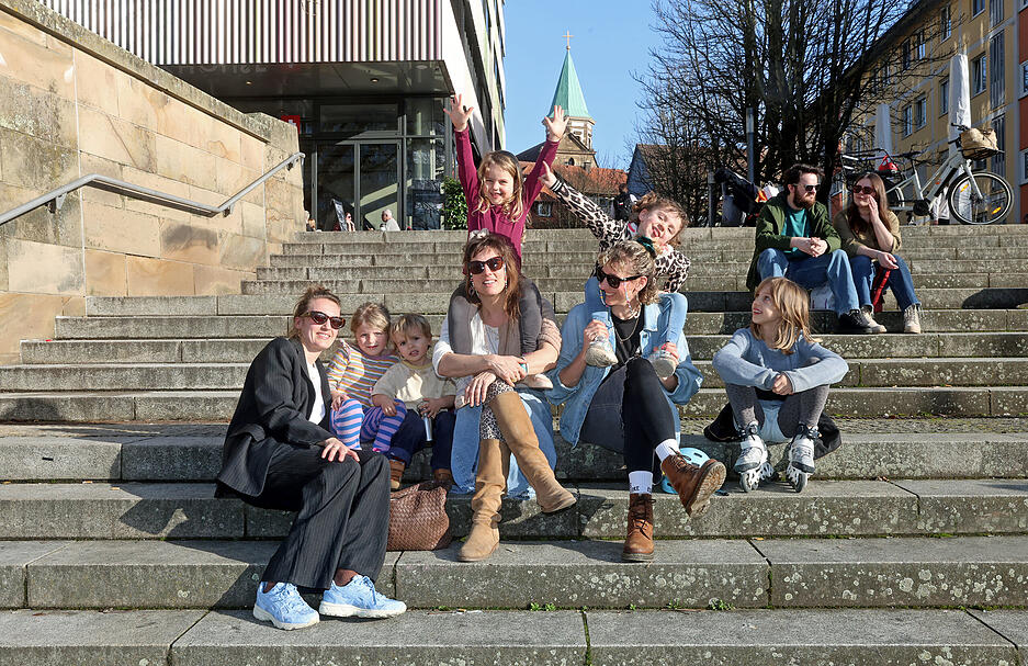 Das milde Wetter sorgt f&uuml;r Fr&uuml;hlingsgef&uuml;hle in der Innenstadt.