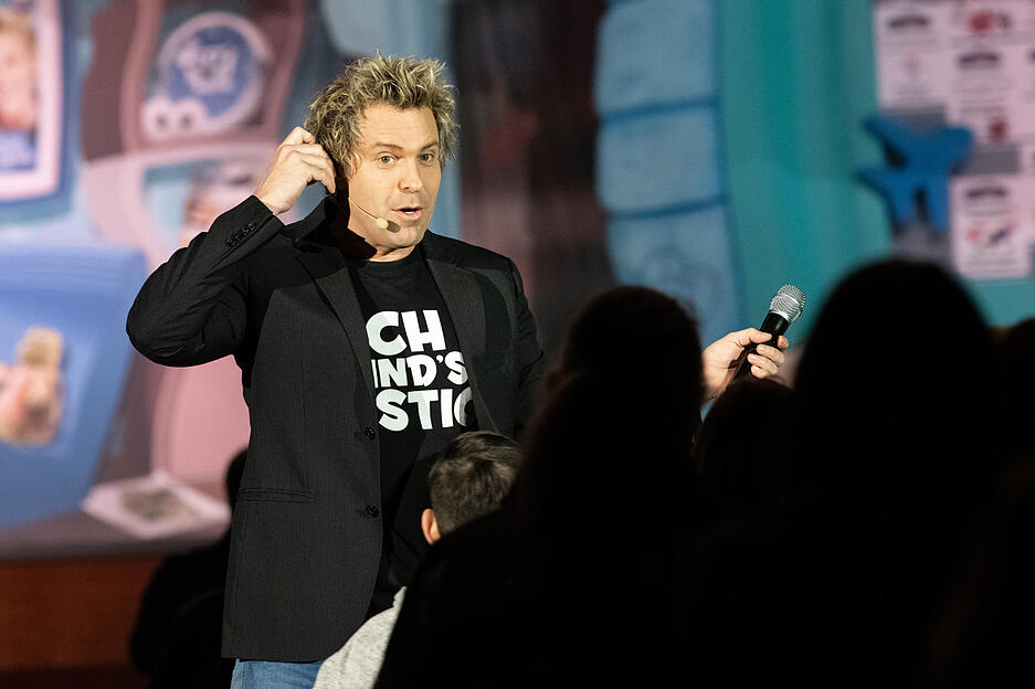 Sascha Grammel in der Harmonie Sascha Grammel in der Harmonie