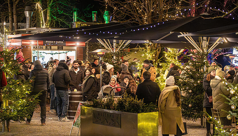 Der Winterzauber im Trappensee-Biergarten war in diesem Jahr gut besucht.