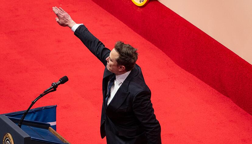 Mit dieser Geste hat Musk am Tag von Trumps Amtseinf&uuml;hrung f&uuml;r Emp&ouml;rung gesorgt. (Archivbild)