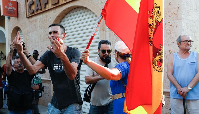 Es gab insgesamt 13 Festnahmen.