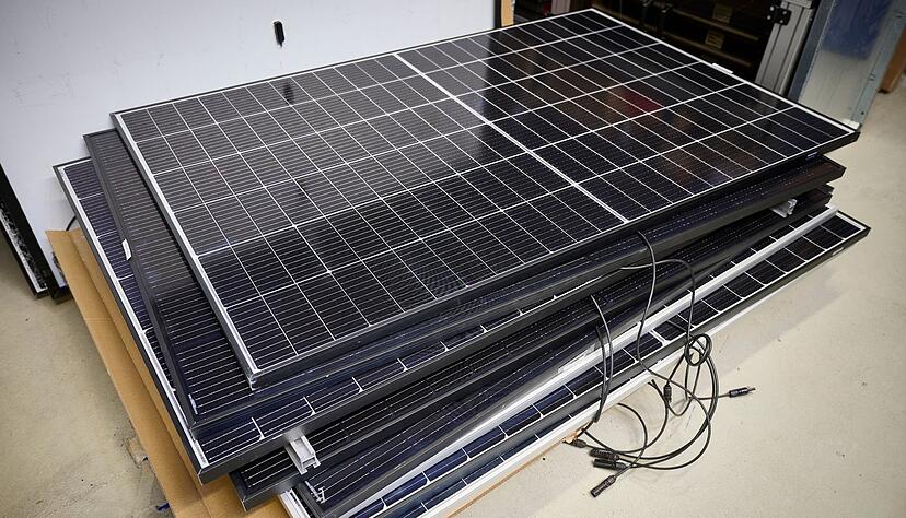 Einblick in die Untersuchung: Testmodule liegen bereit.