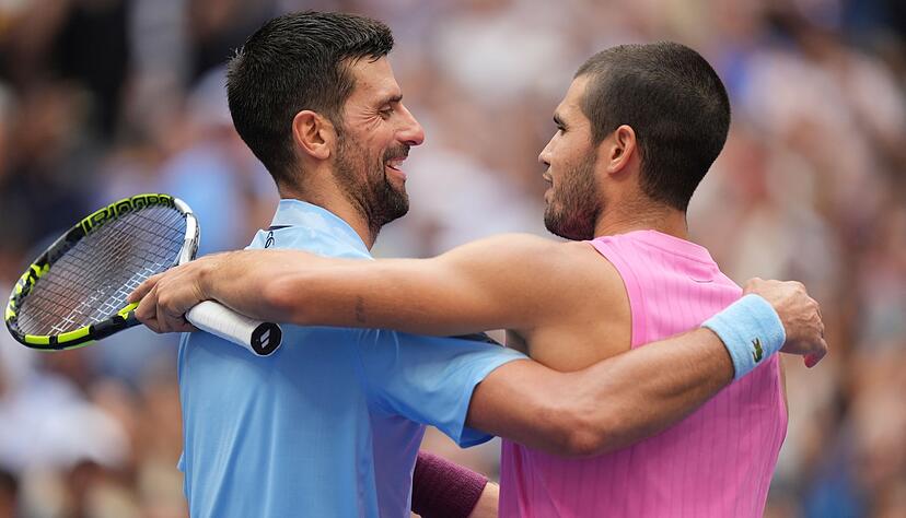 Novak Djokovic konnte Carlos Alcaraz im Halbfinale der US Open nicht aufhalten.