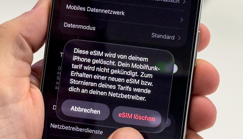 Den doppelten SIM-Eintrag zu l&ouml;schen, k&ouml;nnte Abhilfe bei iMessage-Problemen schaffen.