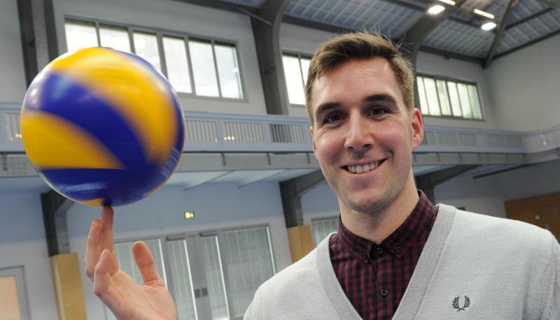 Henning Wegter ist Manager der United Volleys. Foto:&nbsp;Valentin Gensch