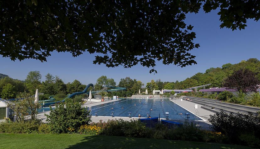 Nach der Corona-Zwangspause im vergangenen Jahr startet das Mineralfreibad Oberes Bottwartal am 14. Juni in die Saison. Foto: Archiv/Mugler