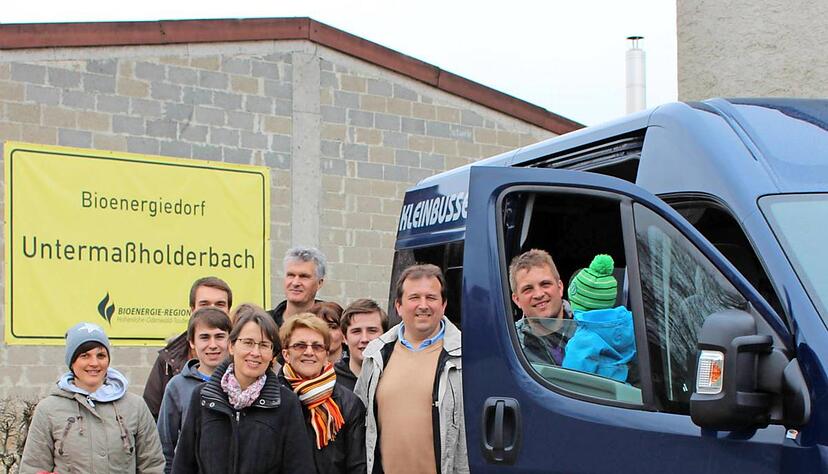 Die Untermaßholderbacher Bioenergieführer fiebern dem Start der Laga entgegen. Der Shuttle steht bereit.Foto:privat