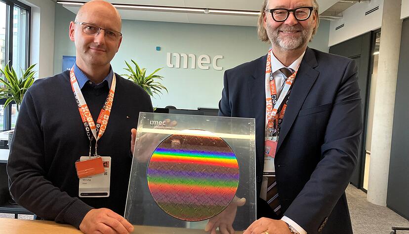 Belgisches Chipsforschungsinstitut im Ipai: Michael Windig (links) und Dieter Hoffend. Belgisches Chipsforschungsinstitut im Ipai: Michael Windig (links) und Dieter Hoffend.