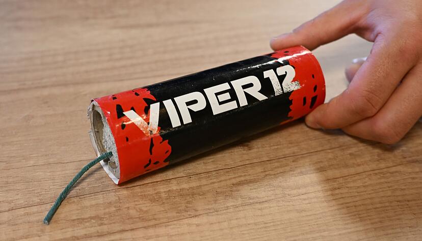 Auch solche Knallk&ouml;rper setzen kriminelle Banden ein.