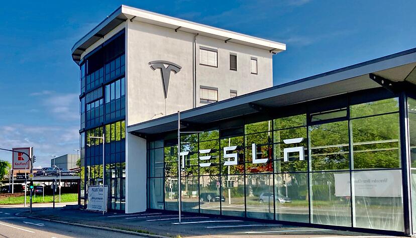 An der Stuttgarter Straße in Heilbronn entsteht eine Tesla-Niederlassung